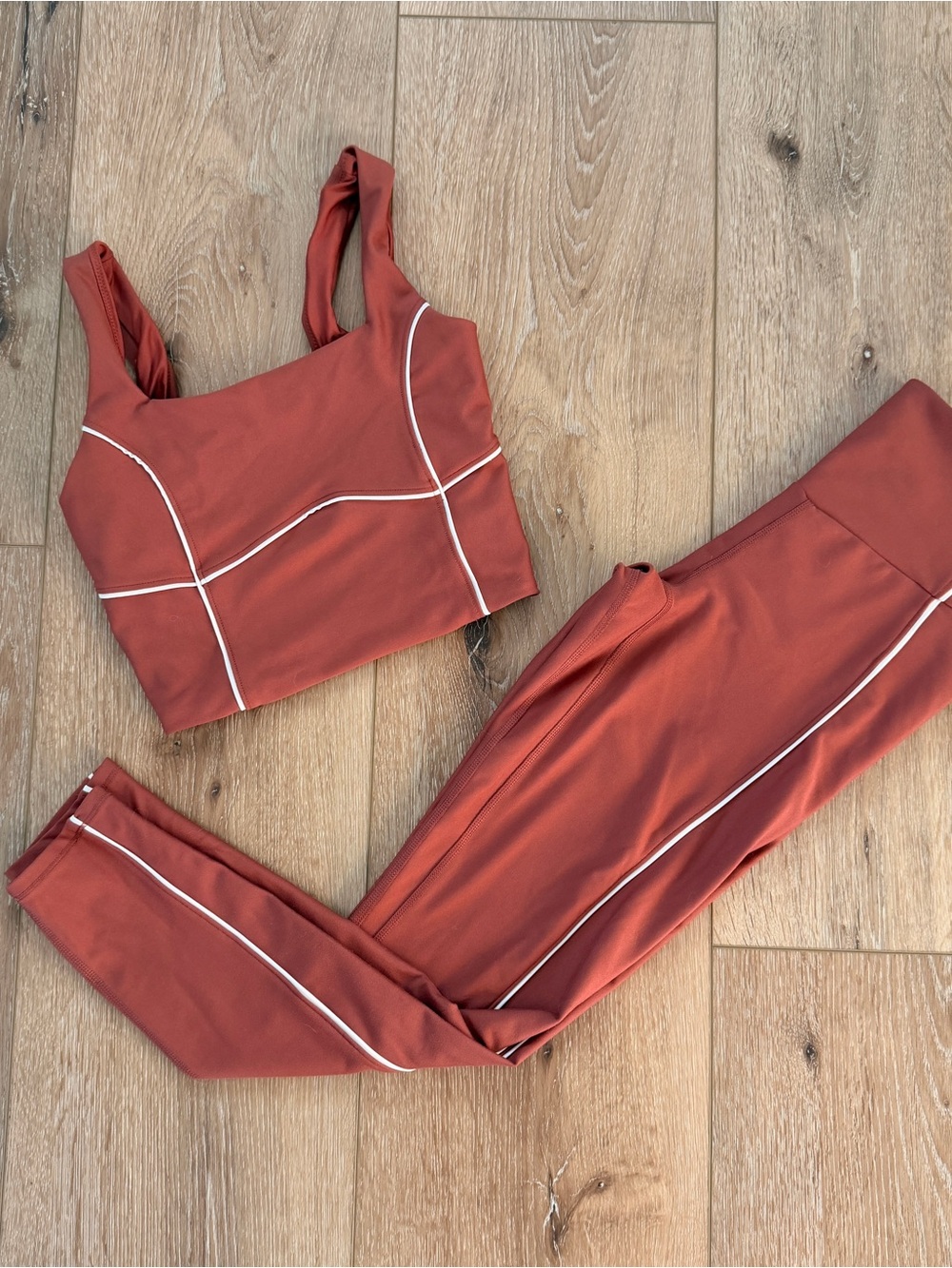 YPB Rust Colored Athletic Set